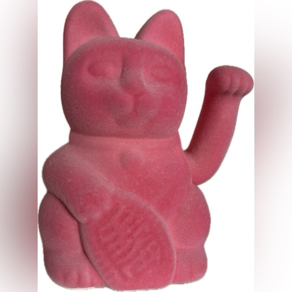 Maneki Neko Happy Lucky Waving Cat ONE HUNDRED 80 DEGREES (Set of 3) - Picture 3 of 5